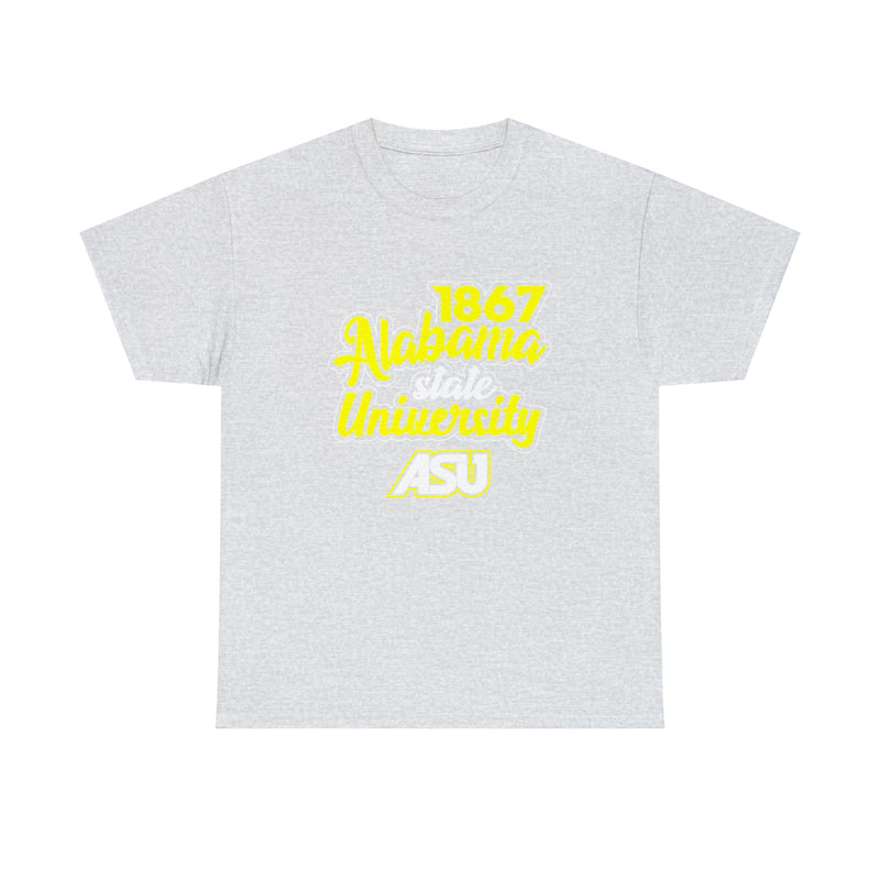 Unisex 1867 Alabama State University Heavy Cotton Tee