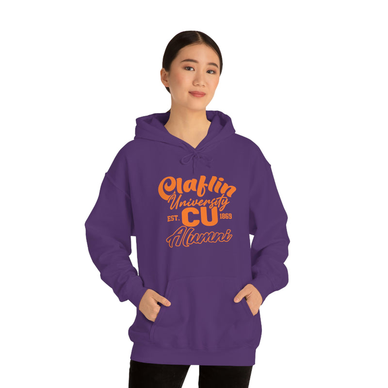 Unisex Claflin University CU 1869 Alumni Heavy Blend™ Hooded Sweatshirt