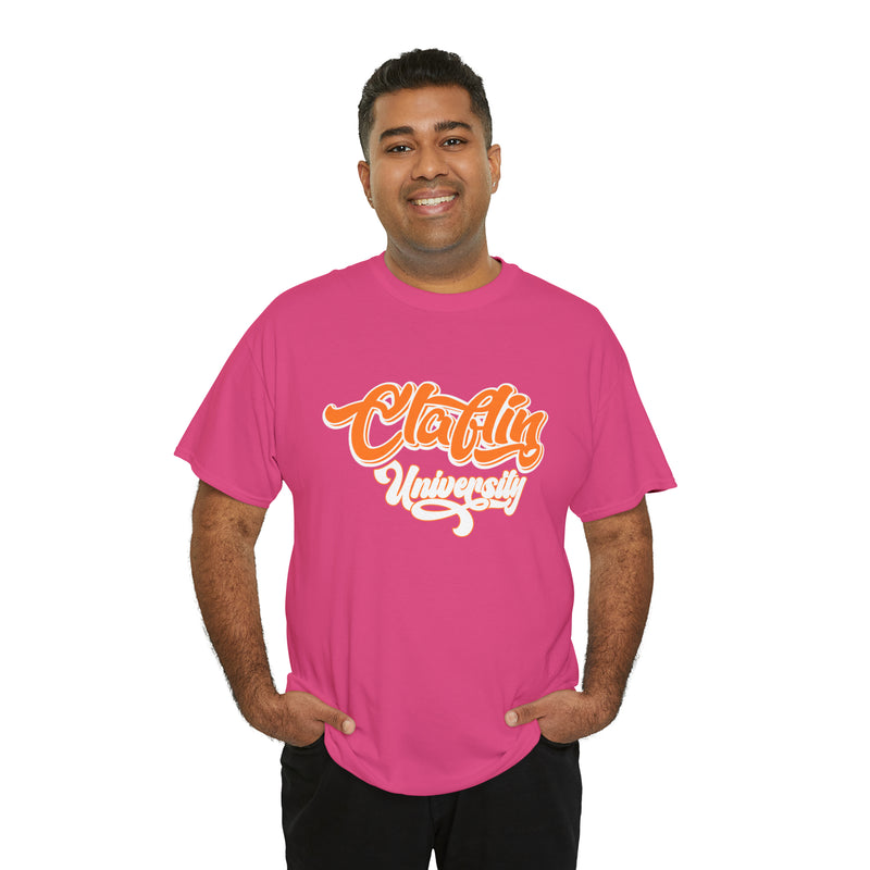 Unisex Claflin University Heavy Cotton Tee