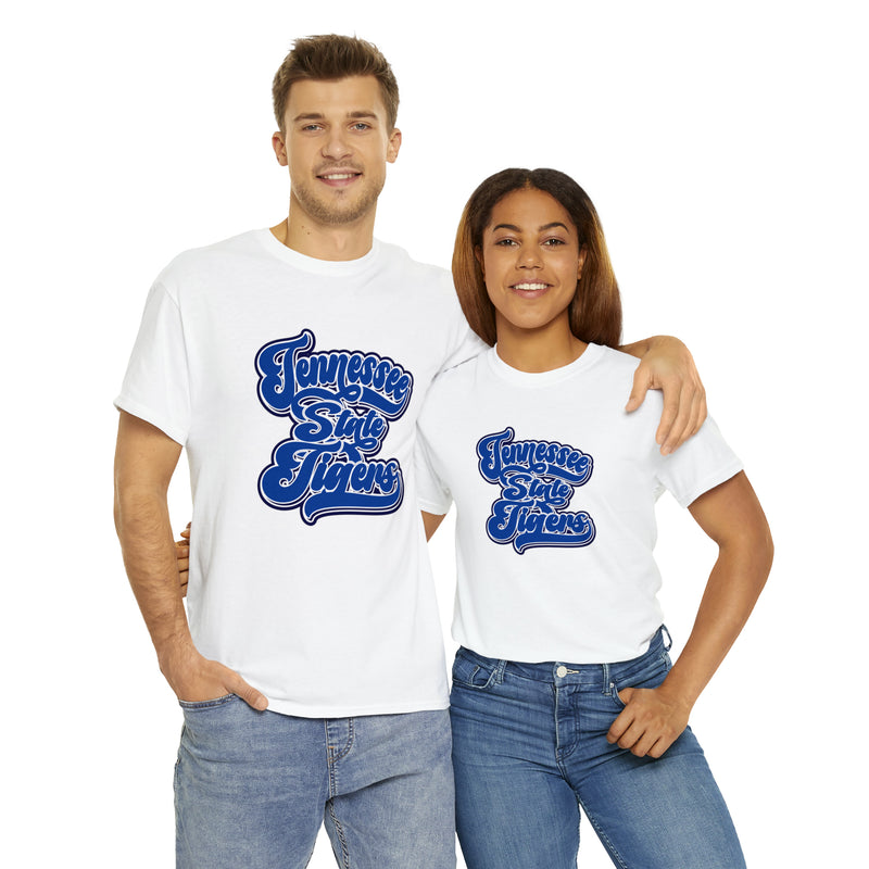 Unisex Tennessee State TSU 2 Heavy Cotton Tee