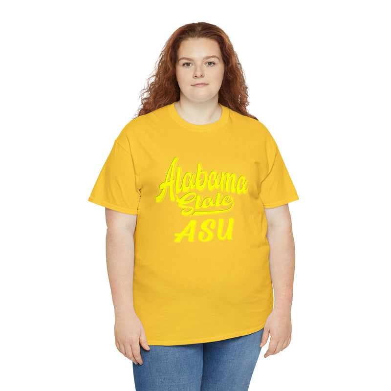 Unisex Alabama State ASU Heavy Cotton Tee