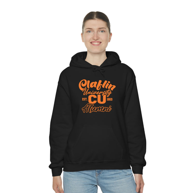 Unisex Claflin University CU 1869 Alumni Heavy Blend™ Hooded Sweatshirt