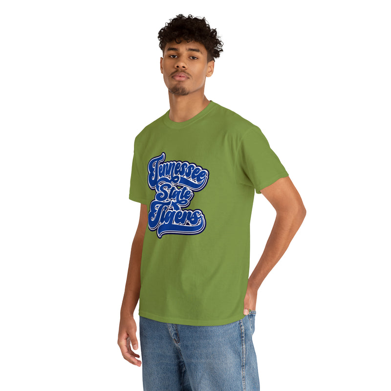 Unisex Tennessee State TSU 2 Heavy Cotton Tee