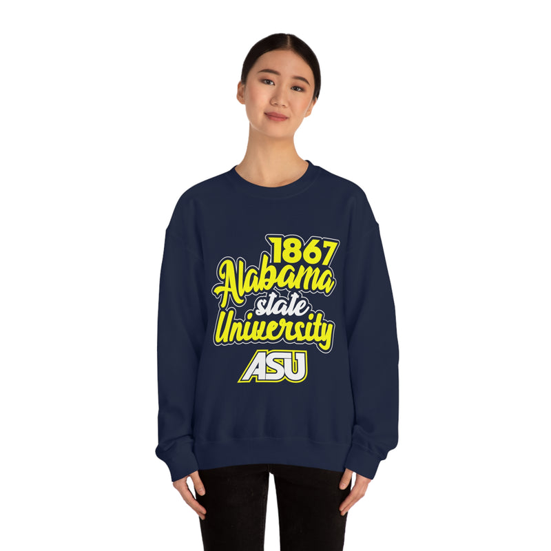 Unisex 1867 Alabama State University Heavy Blend™ Crewneck Sweatshirt