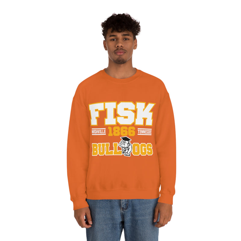 Unisex FISK Bulldogs Heavy Blend™ Crewneck Sweatshirt