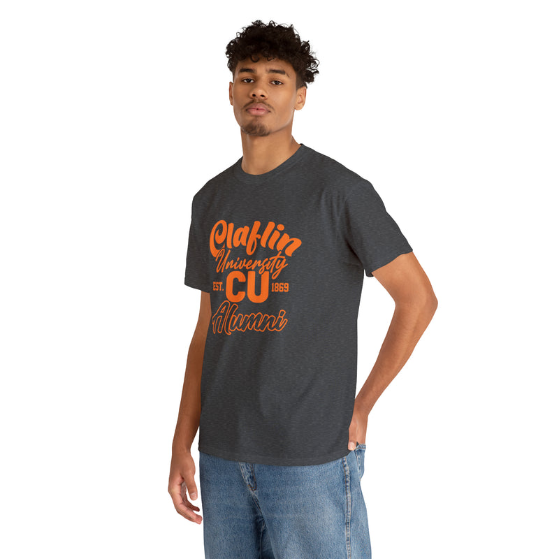 Unisex Claflin University CU 1869 Alumni Heavy Cotton Tee