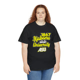 Unisex 1867 Alabama State University Heavy Cotton Tee