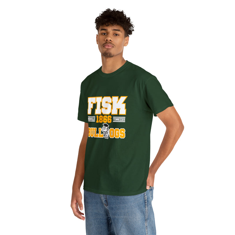 Unisex FISK Bulldogs Heavy Cotton Tee