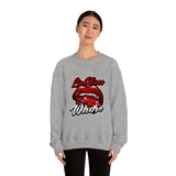 Unisex Lip Gloss Heavy Blend™ Crewneck Sweatshirt