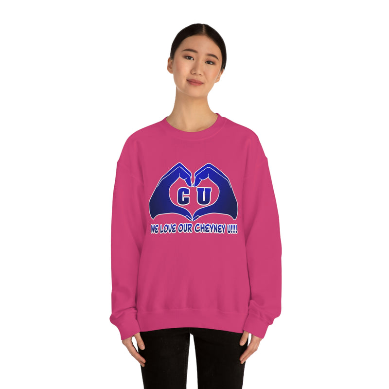 Unisex We Love Our Cheyney U Heavy Blend™ Crewneck Sweatshirt