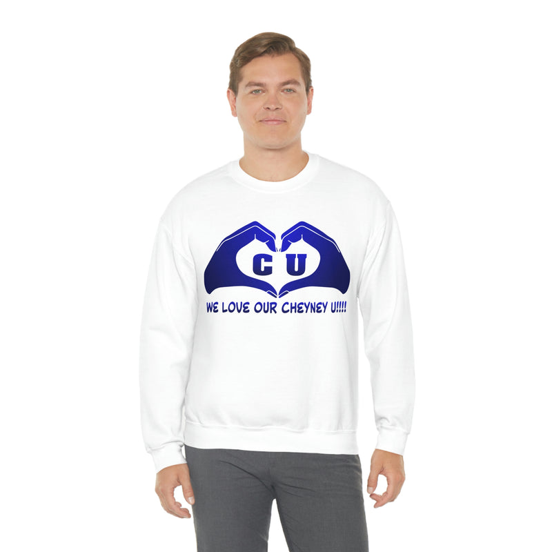 Unisex We Love Our Cheyney U Heavy Blend™ Crewneck Sweatshirt