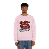 Unisex Lip Gloss Heavy Blend™ Crewneck Sweatshirt