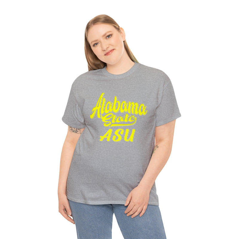 Unisex Alabama State ASU Heavy Cotton Tee