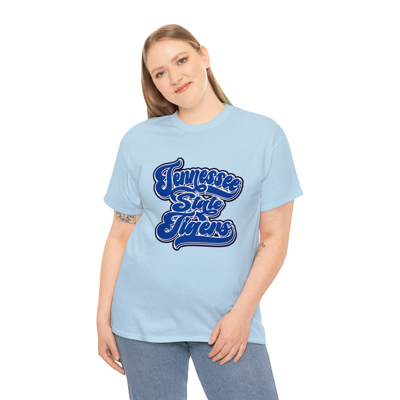 Unisex Tennessee State TSU 2 Heavy Cotton Tee