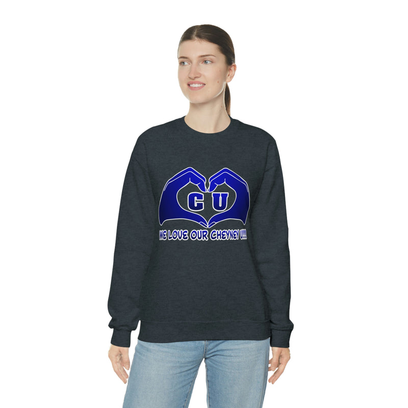 Unisex We Love Our Cheyney U Heavy Blend™ Crewneck Sweatshirt