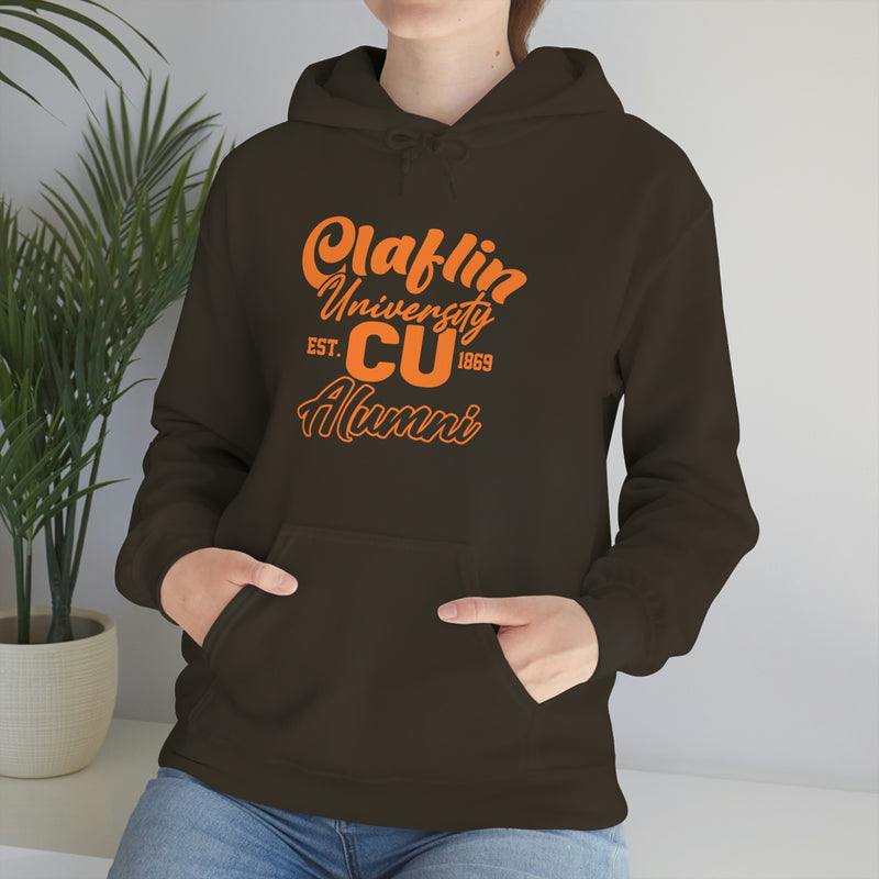 Unisex Claflin University CU 1869 Alumni Heavy Blend™ Hooded Sweatshirt