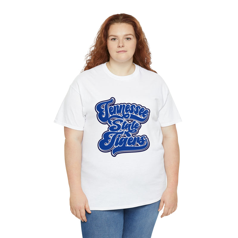 Unisex Tennessee State TSU 2 Heavy Cotton Tee