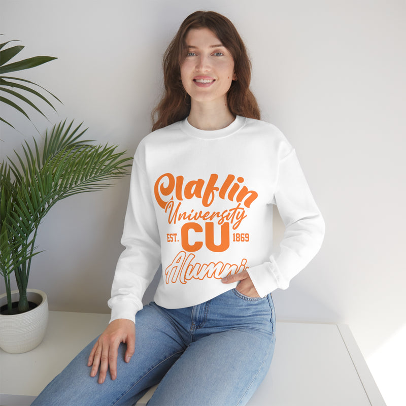 Unisex Claflin University CU 1869 Alumni Heavy Blend™ Crewneck Sweatshirt