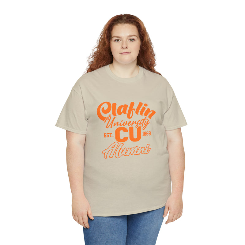 Unisex Claflin University CU 1869 Alumni Heavy Cotton Tee