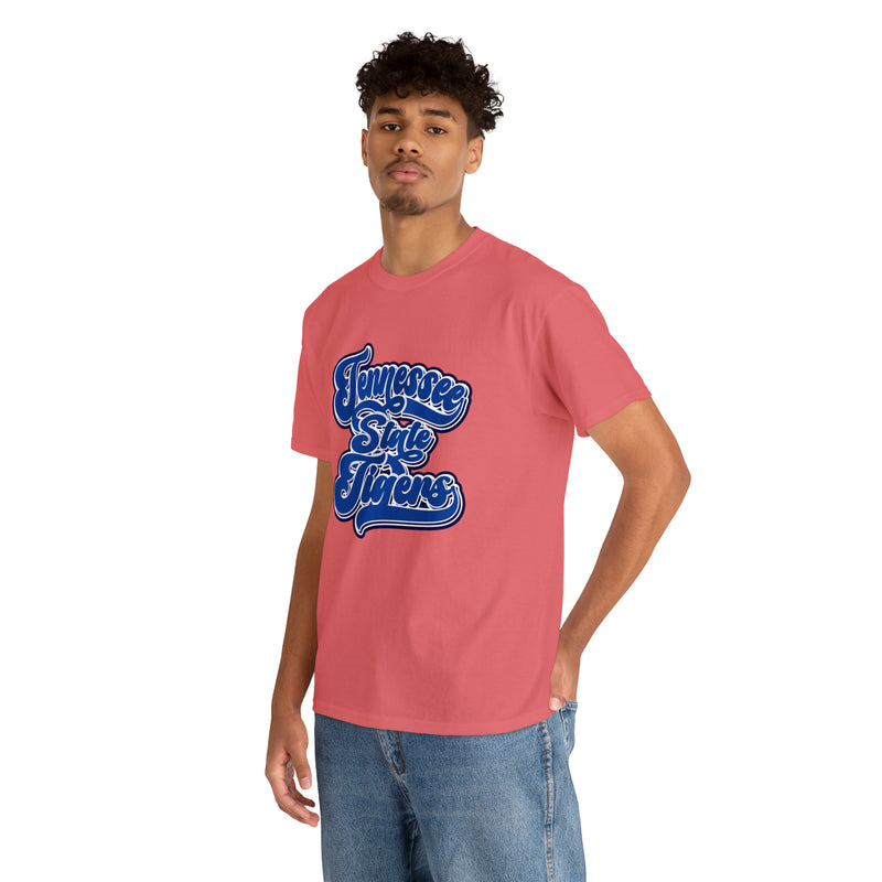 Unisex Tennessee State TSU 2 Heavy Cotton Tee