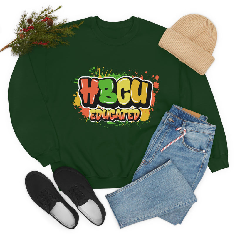 Unisex HBCU Educated Heavy Blend™ Crewneck Sweatshirt