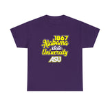 Unisex 1867 Alabama State University Heavy Cotton Tee