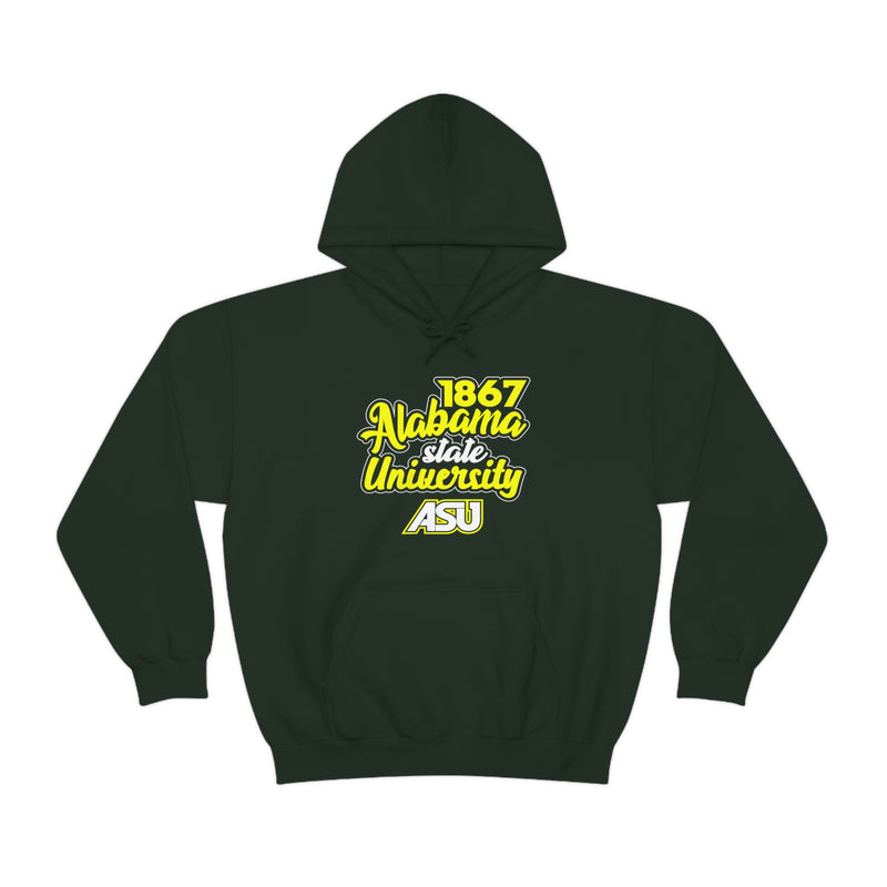 Unisex 1867 Alabama State University Heavy Blend™ Hooded Sweatshirt