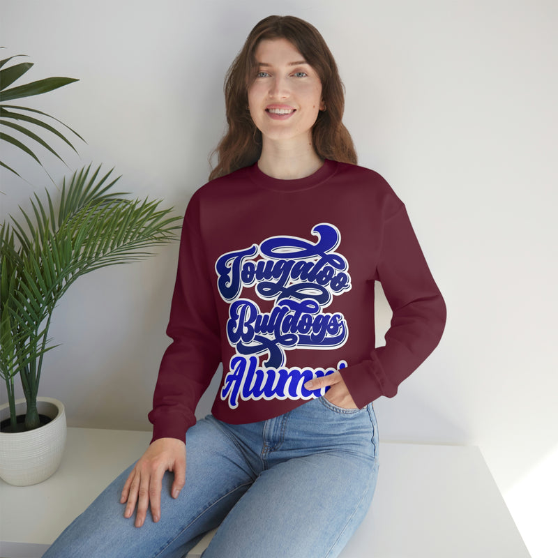 Unisex Tougaloo Bulldogs Heavy Blend™ Crewneck Sweatshirt