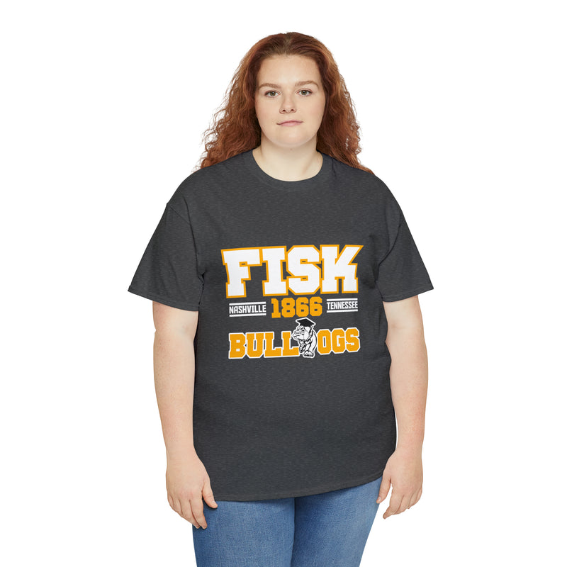 Unisex FISK Bulldogs Heavy Cotton Tee