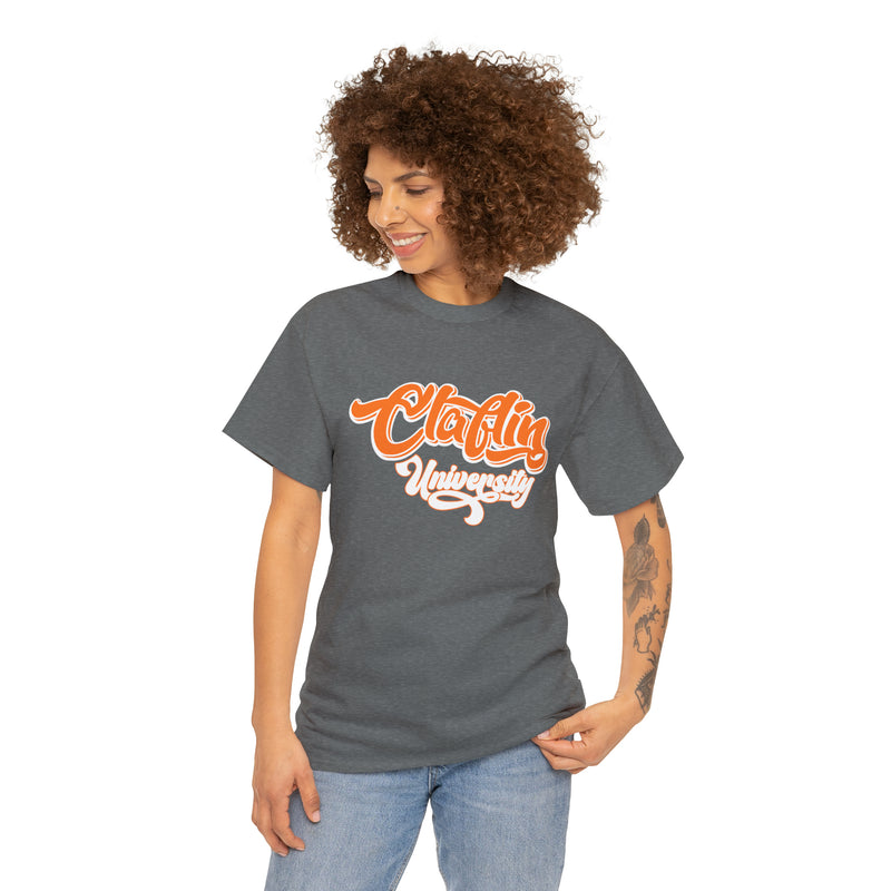 Unisex Claflin University Heavy Cotton Tee