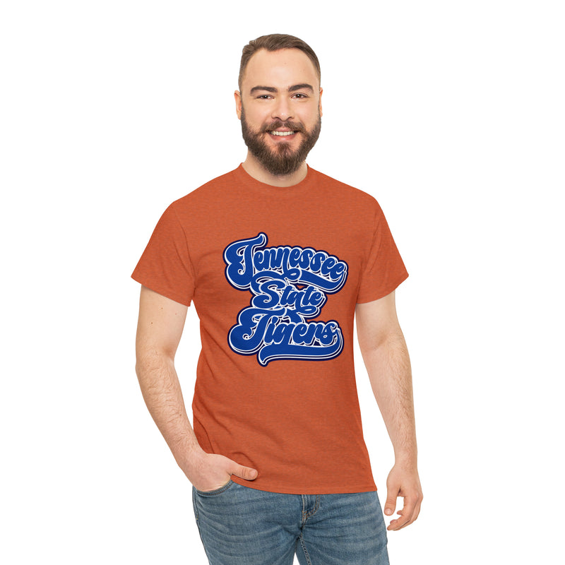 Unisex Tennessee State TSU 2 Heavy Cotton Tee