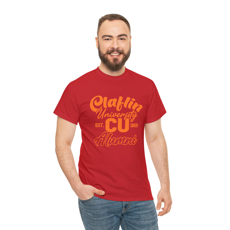 Unisex Claflin University CU 1869 Alumni Heavy Cotton Tee