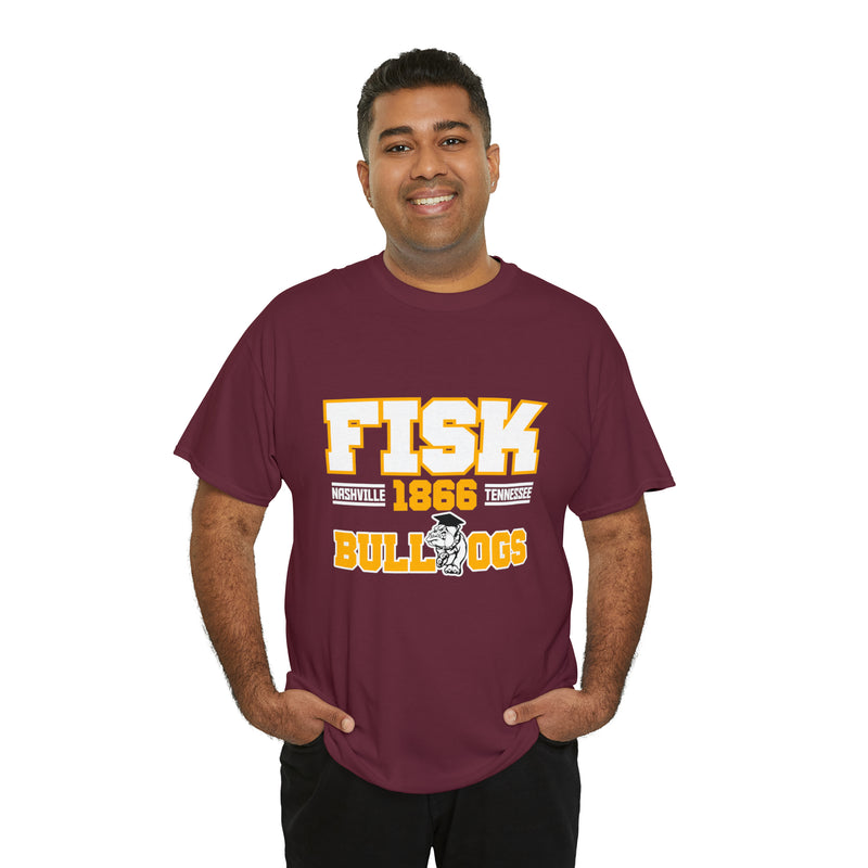 Unisex FISK Bulldogs Heavy Cotton Tee