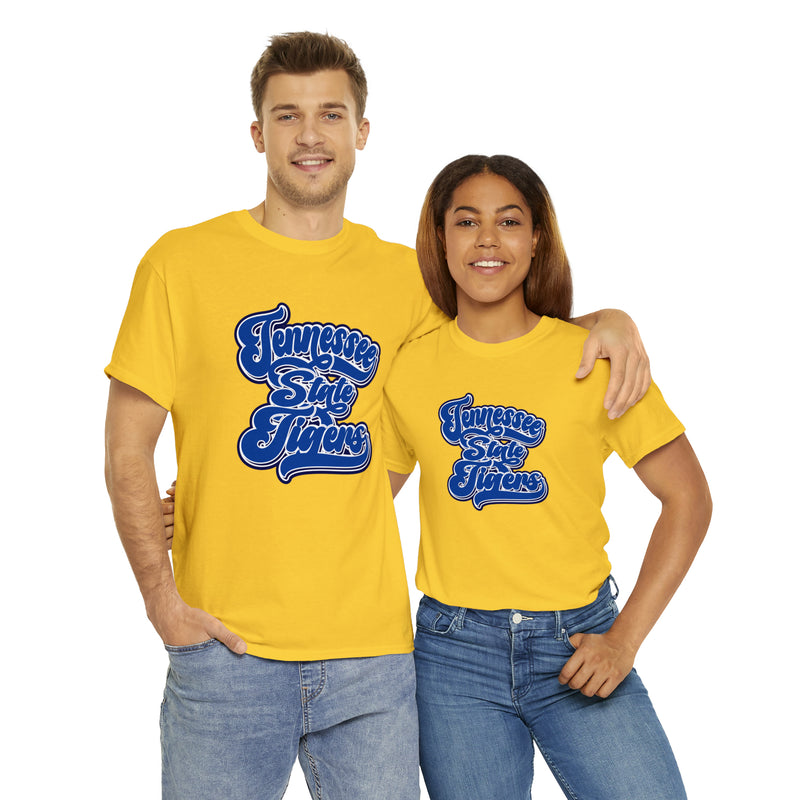 Unisex Tennessee State TSU 2 Heavy Cotton Tee