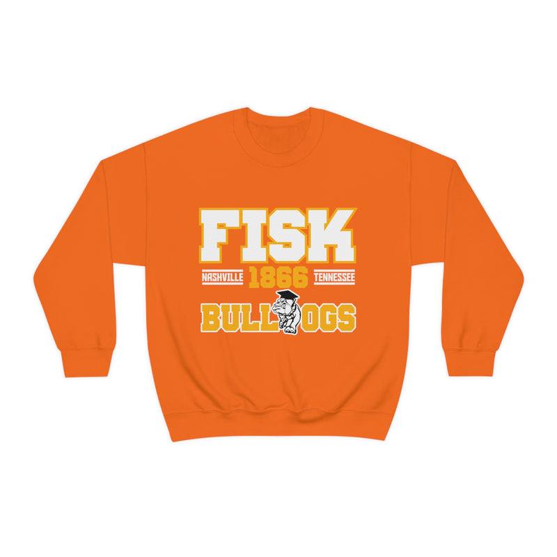 Unisex FISK Bulldogs Heavy Blend™ Crewneck Sweatshirt