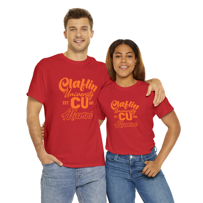 Unisex Claflin University CU 1869 Alumni Heavy Cotton Tee