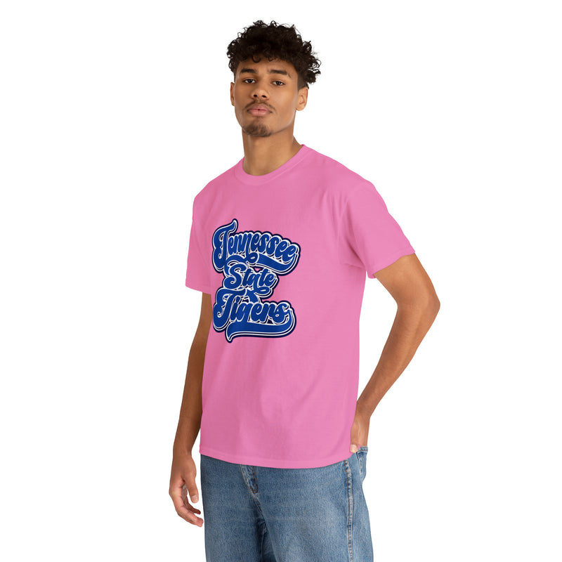 Unisex Tennessee State TSU 2 Heavy Cotton Tee