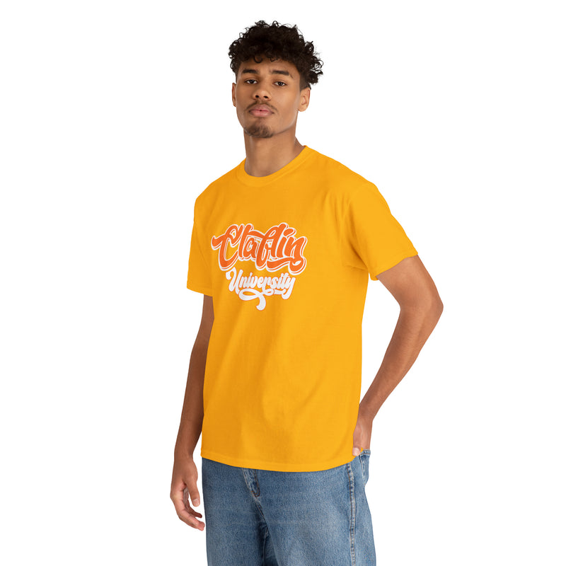 Unisex Claflin University Heavy Cotton Tee