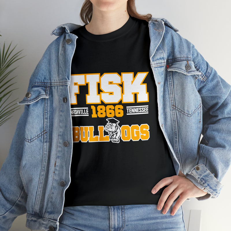 Unisex FISK Bulldogs Heavy Cotton Tee