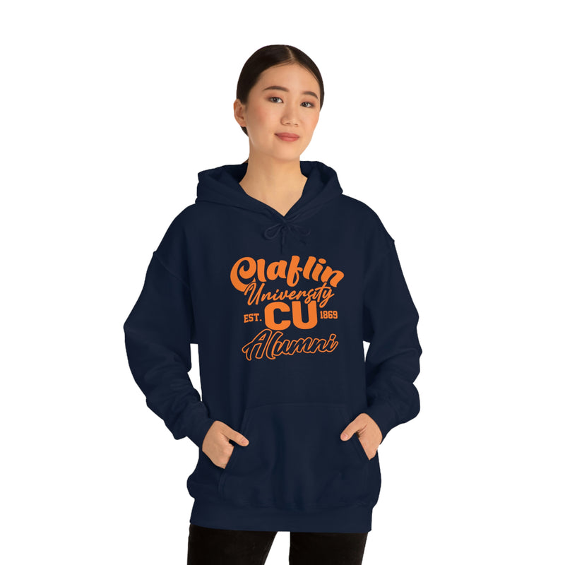 Unisex Claflin University CU 1869 Alumni Heavy Blend™ Hooded Sweatshirt