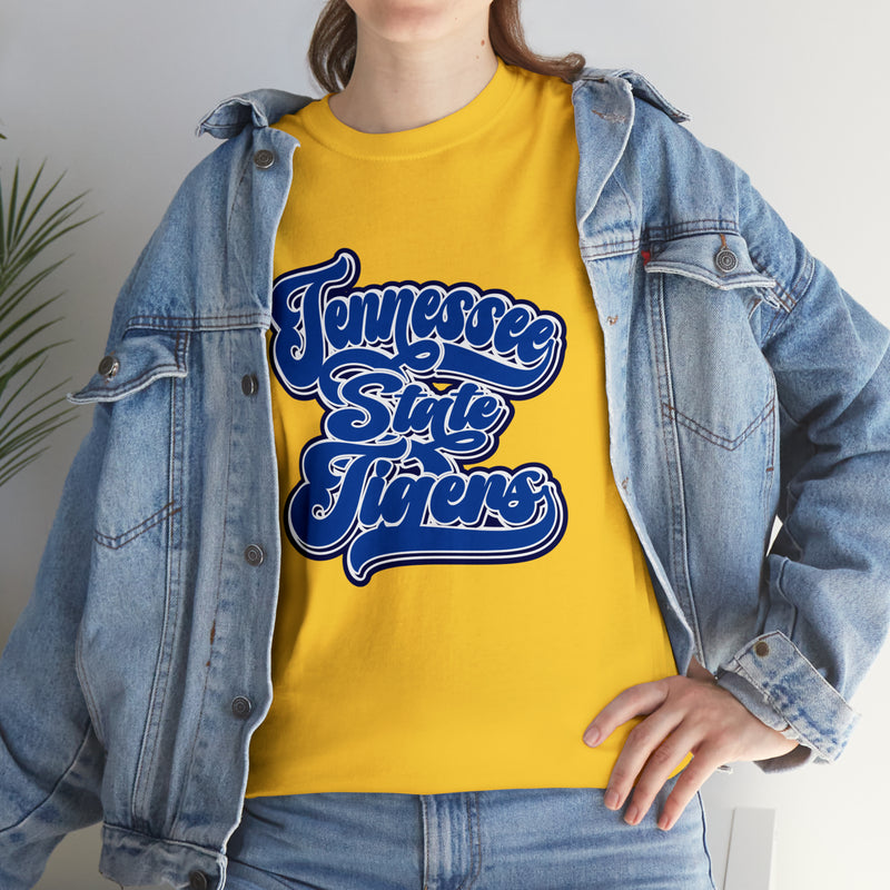 Unisex Tennessee State TSU 2 Heavy Cotton Tee