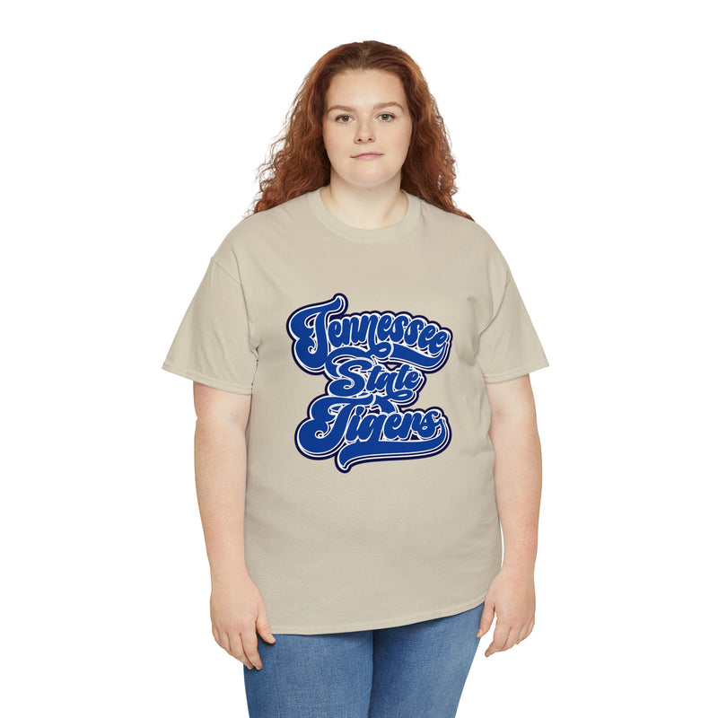 Unisex Tennessee State TSU 2 Heavy Cotton Tee