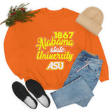 Unisex 1867 Alabama State University Heavy Blend™ Crewneck Sweatshirt