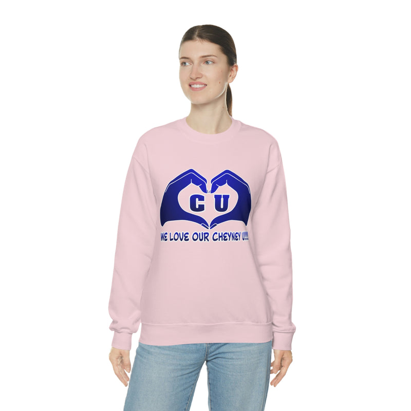 Unisex We Love Our Cheyney U Heavy Blend™ Crewneck Sweatshirt