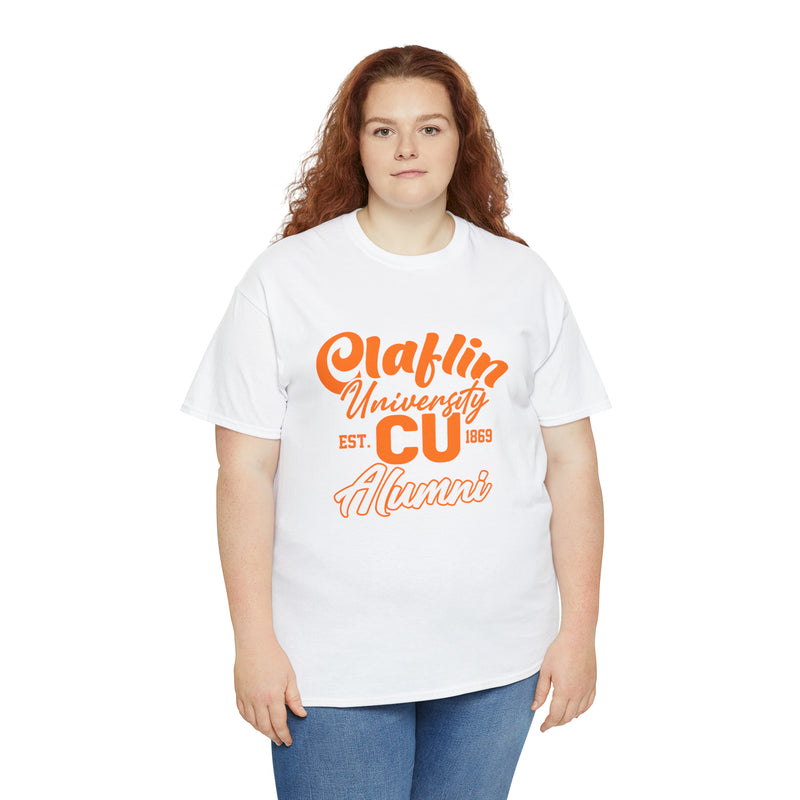 Unisex Claflin University CU 1869 Alumni Heavy Cotton Tee