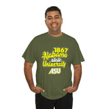 Unisex 1867 Alabama State University Heavy Cotton Tee