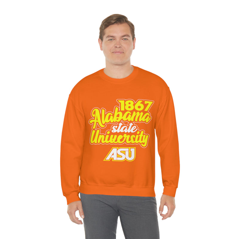 Unisex 1867 Alabama State University Heavy Blend™ Crewneck Sweatshirt