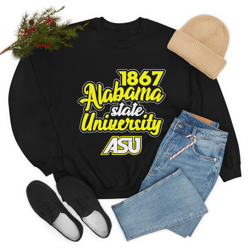 Unisex 1867 Alabama State University Heavy Blend™ Crewneck Sweatshirt