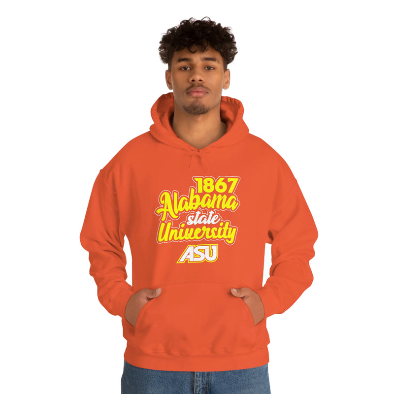 Unisex 1867 Alabama State University Heavy Blend™ Hooded Sweatshirt