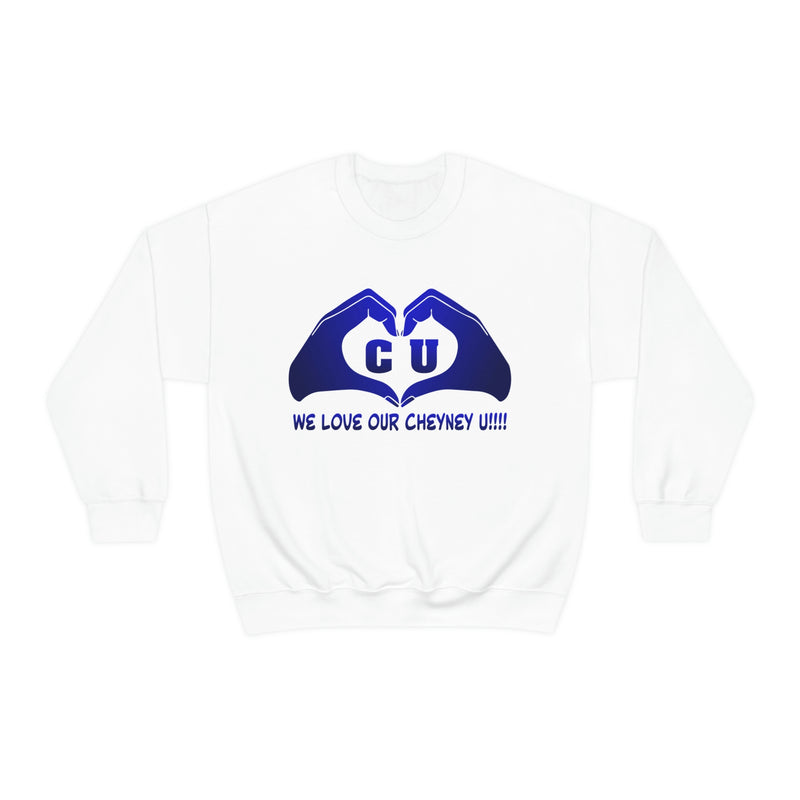 Unisex We Love Our Cheyney U Heavy Blend™ Crewneck Sweatshirt